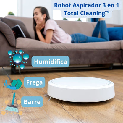 Robot Aspiradora Inteligente 3 En 1